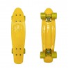 Скейтборд детский EcoBalance Cruiser Board желтый с желтыми колесами