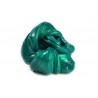 Умный пластилин изумрудно-зеленого цвета с металлическим блеском