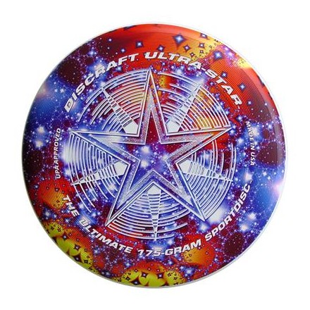 Диск Фрисби Discraft Ultra-Star полноцветный Звезда (175 гр.)