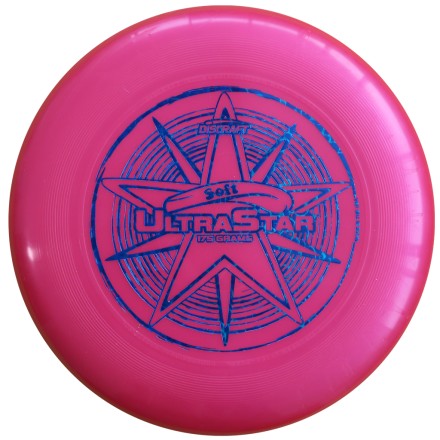 Диск Фрисби Discraft Ultra-Star мягкий розовый (175 гр.)